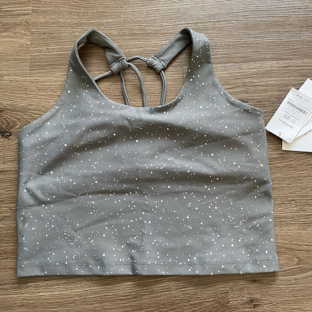 Beyond Yoga Alloy crop top with built in bra
